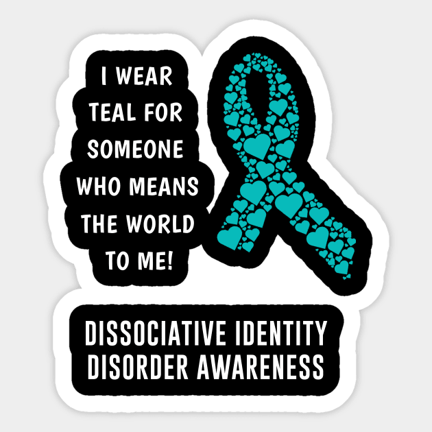 Dissociative Identity Disorder Sticker by mikevdv2001